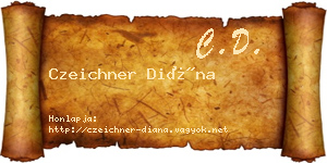 Czeichner Diána névjegykártya